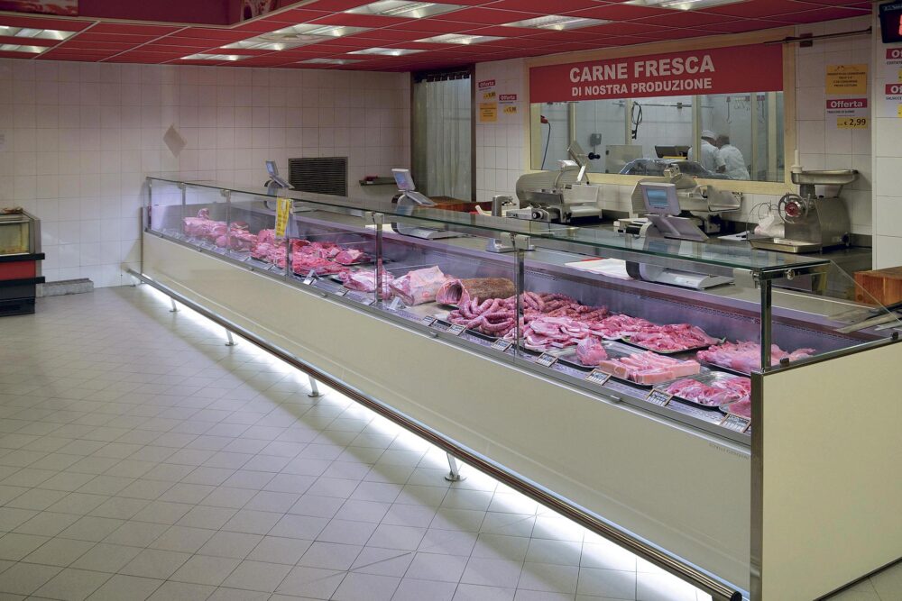 chilled serve over counter