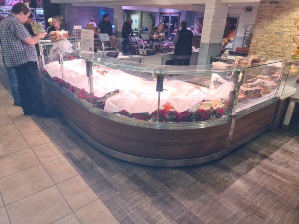 chilled deli serve over counter