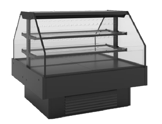 Semi Vertical Plug In Island Refrigeration Display