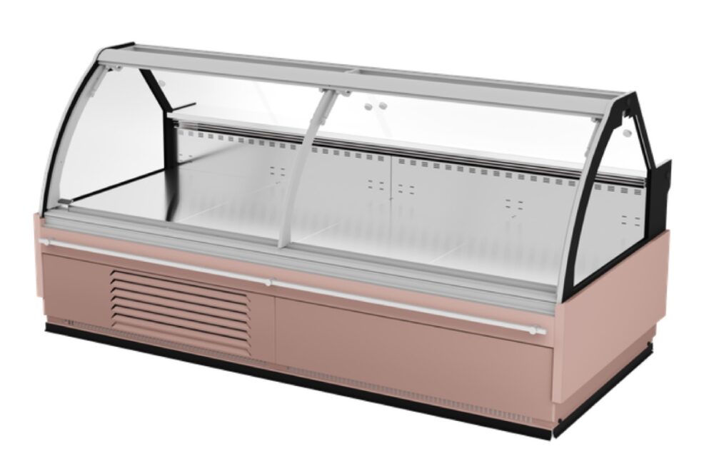 Barbuda RG Curved Glass Refrigerated Serve Over Refrigerated