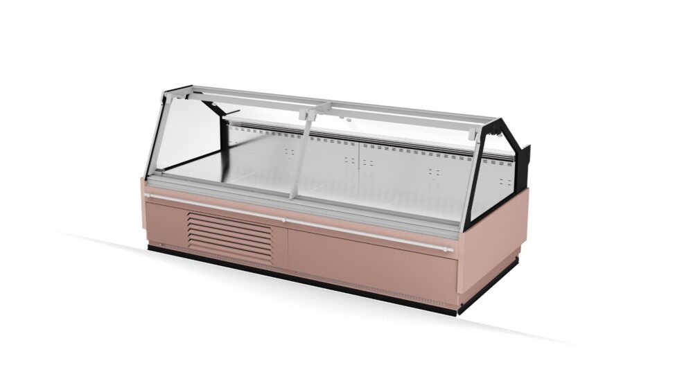 Barbuda Angled Flat Glass Display