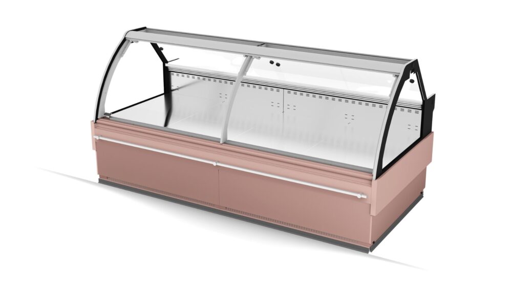 Borneo RG Platinum Curved Glass Serve Over Counter
